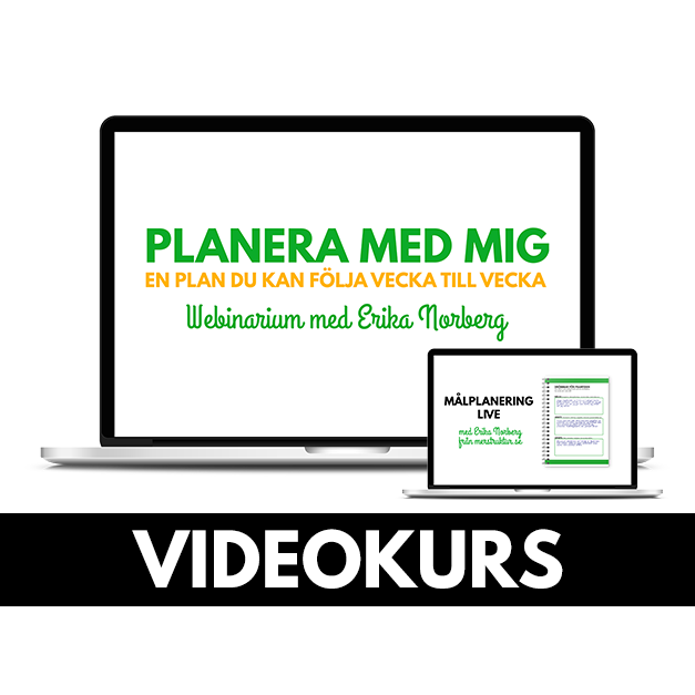 Videokurs i planering och målplanering. butik.merstruktur.se